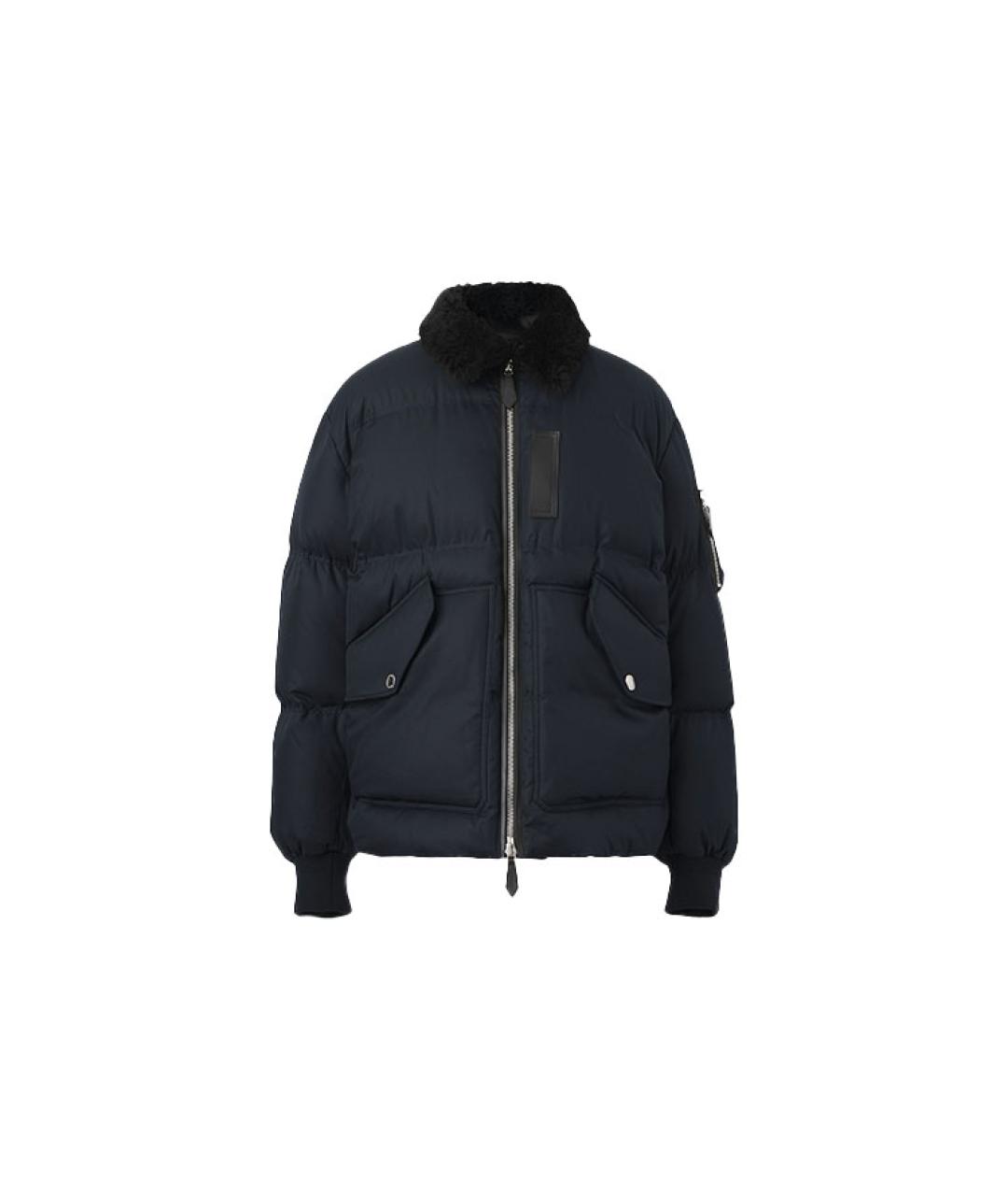 BURBERRY Черный пуховик, фото 1