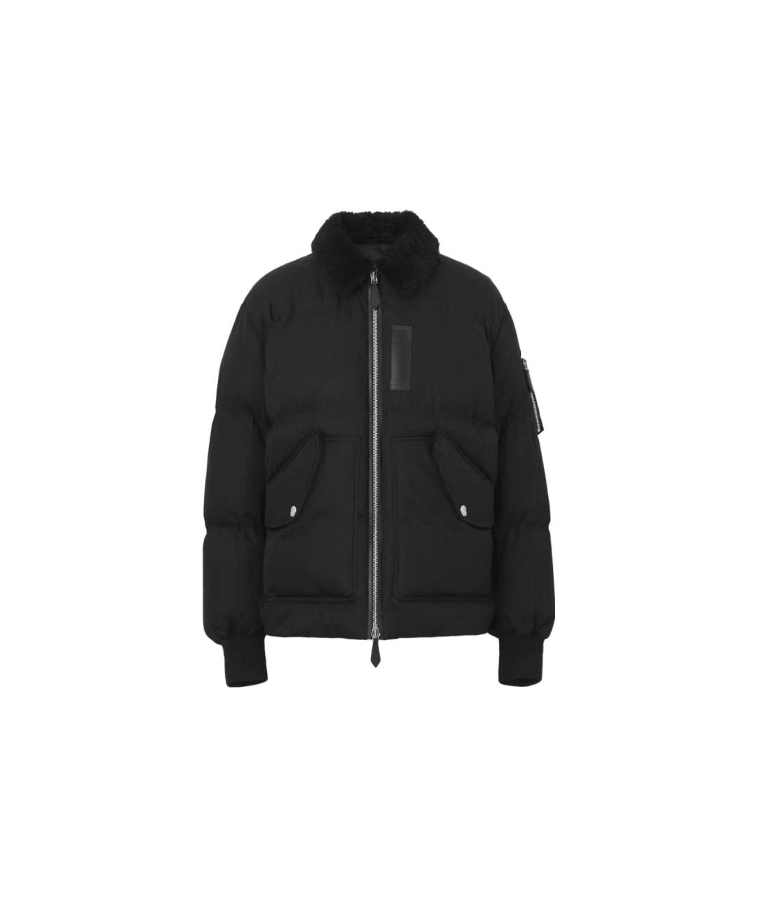 BURBERRY Черный пуховик, фото 2