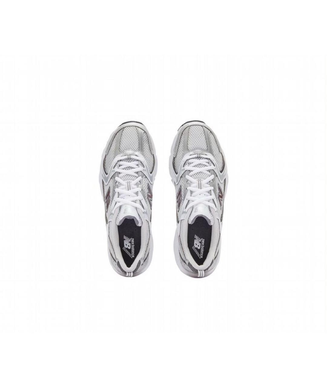 NEW BALANCE Белые текстильные кроссовки, фото 3