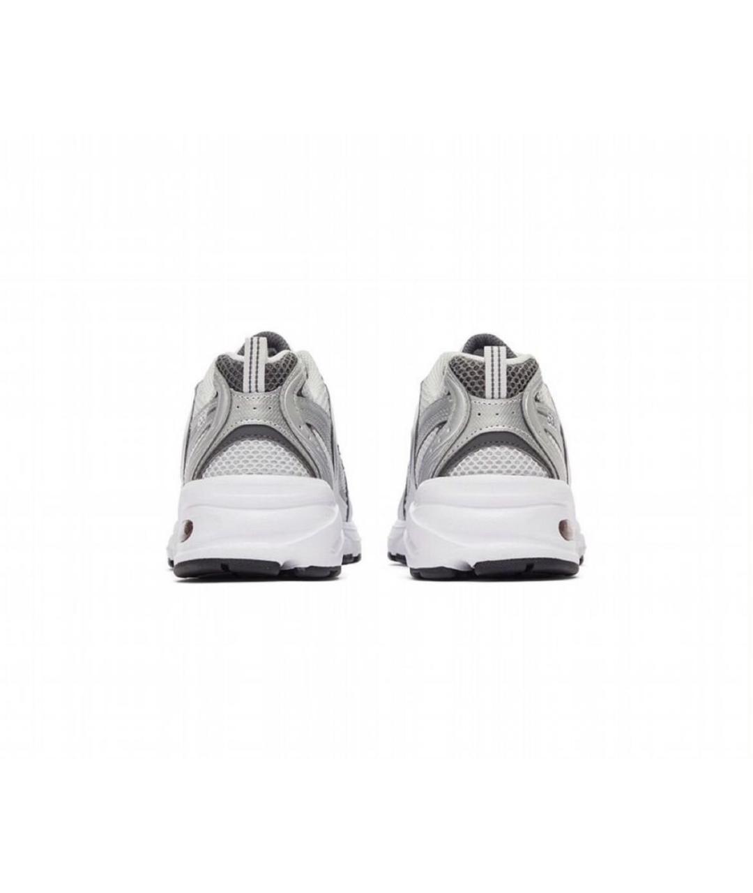NEW BALANCE Белые текстильные кроссовки, фото 4