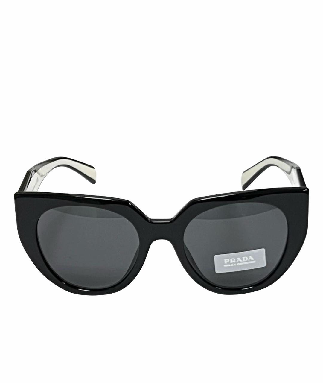 PRADA Черные солнцезащитные очки, фото 1