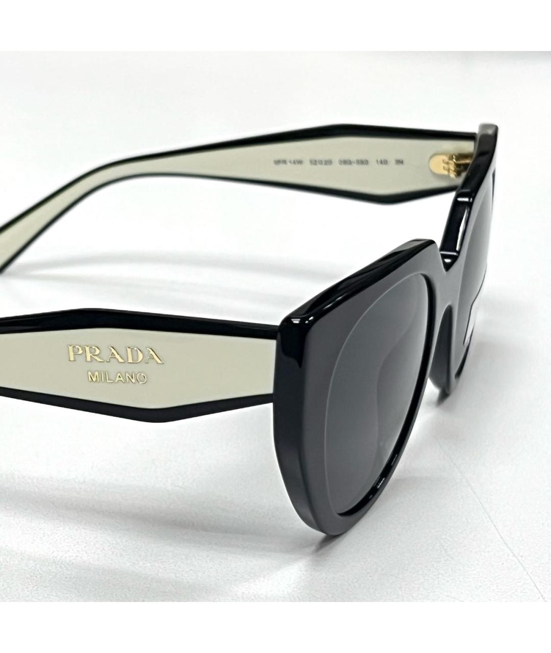 PRADA Черные солнцезащитные очки, фото 3