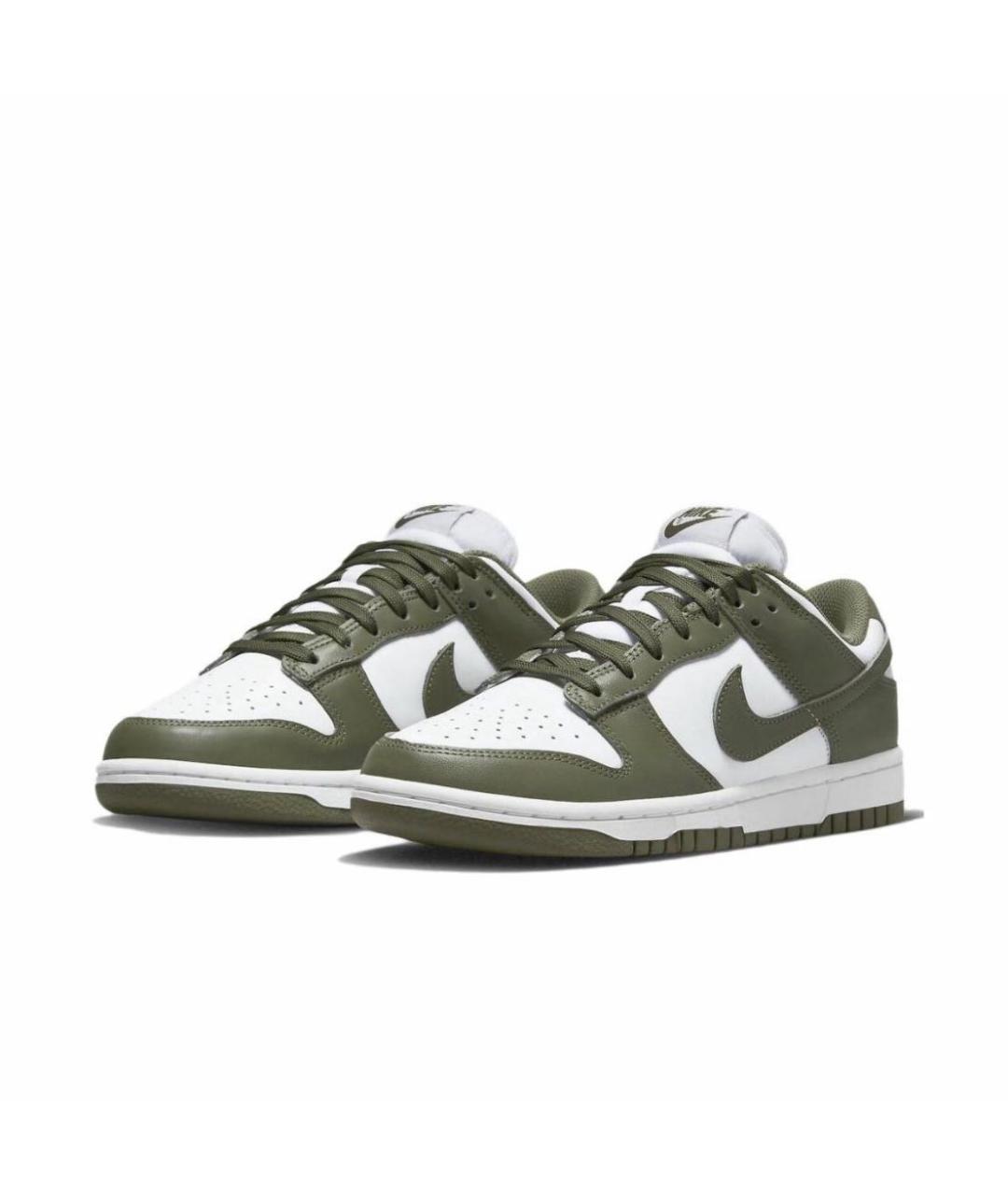 NIKE Зеленые кожаные кроссовки, фото 2