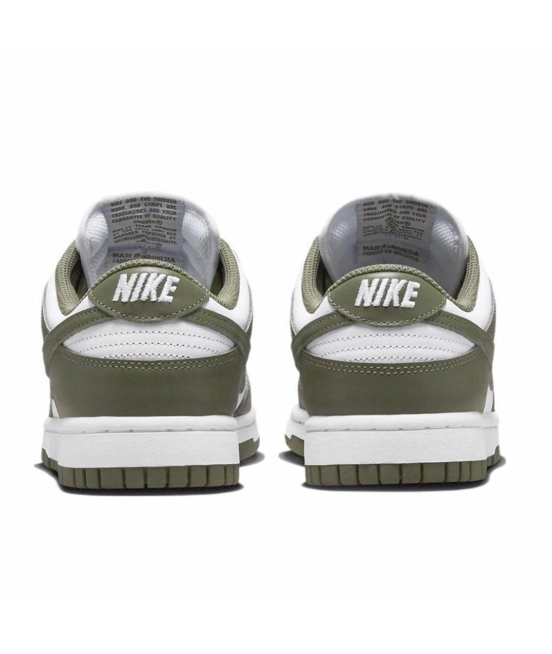 NIKE Зеленые кожаные кроссовки, фото 4