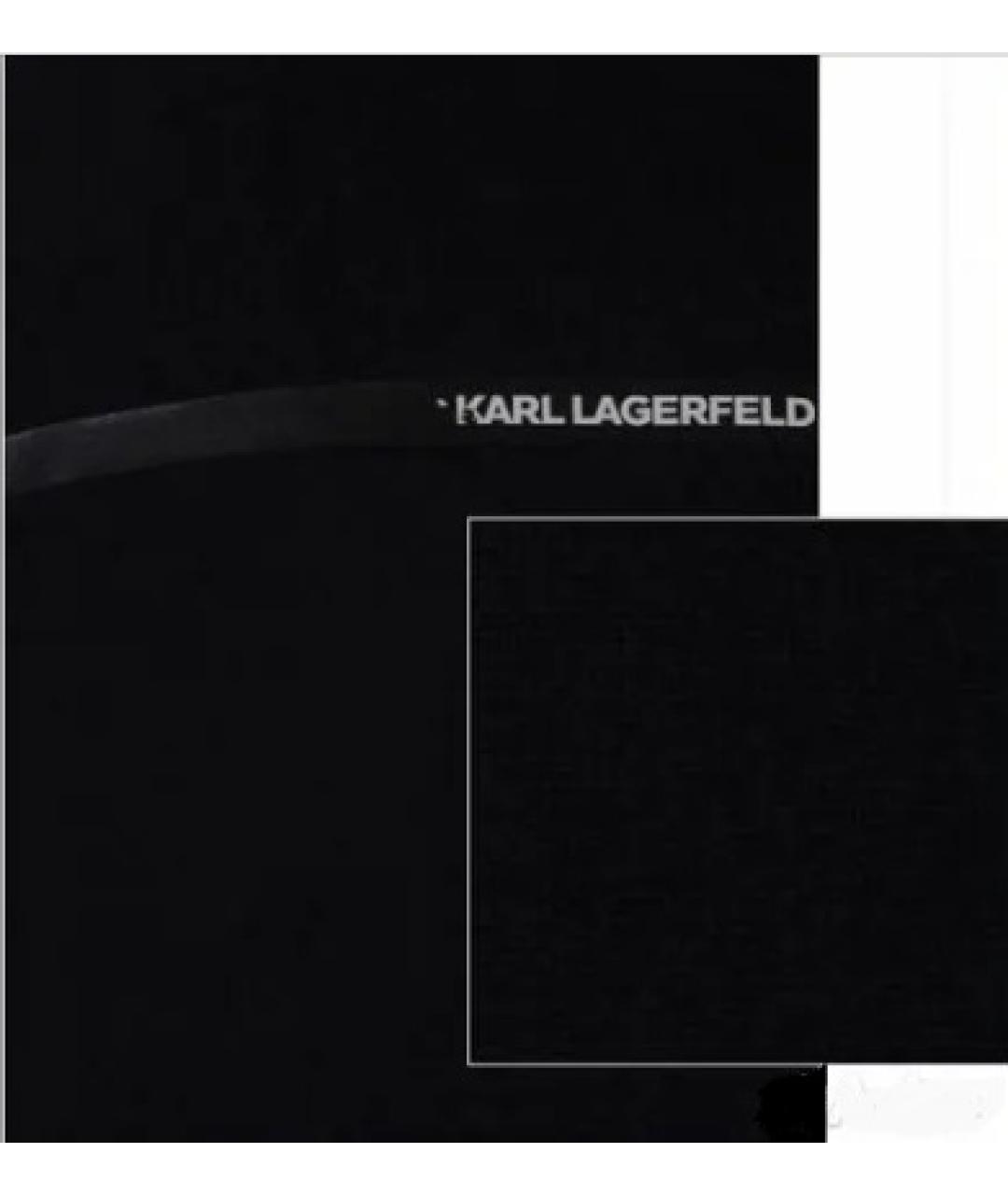 KARL LAGERFELD Черная шерстяная водолазка, фото 9