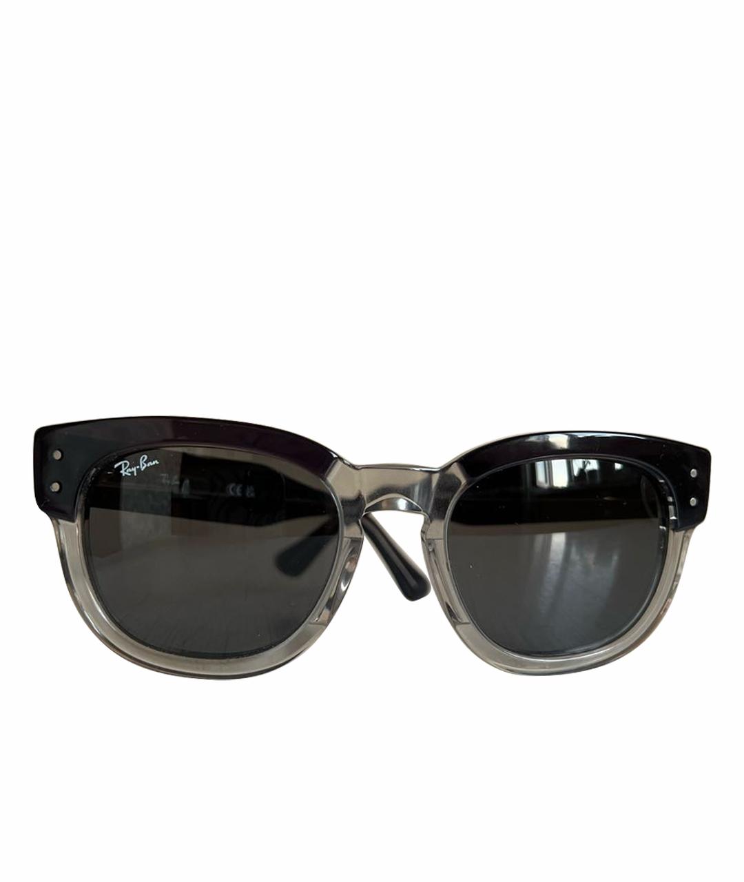 RAY BAN Серые пластиковые солнцезащитные очки, фото 1