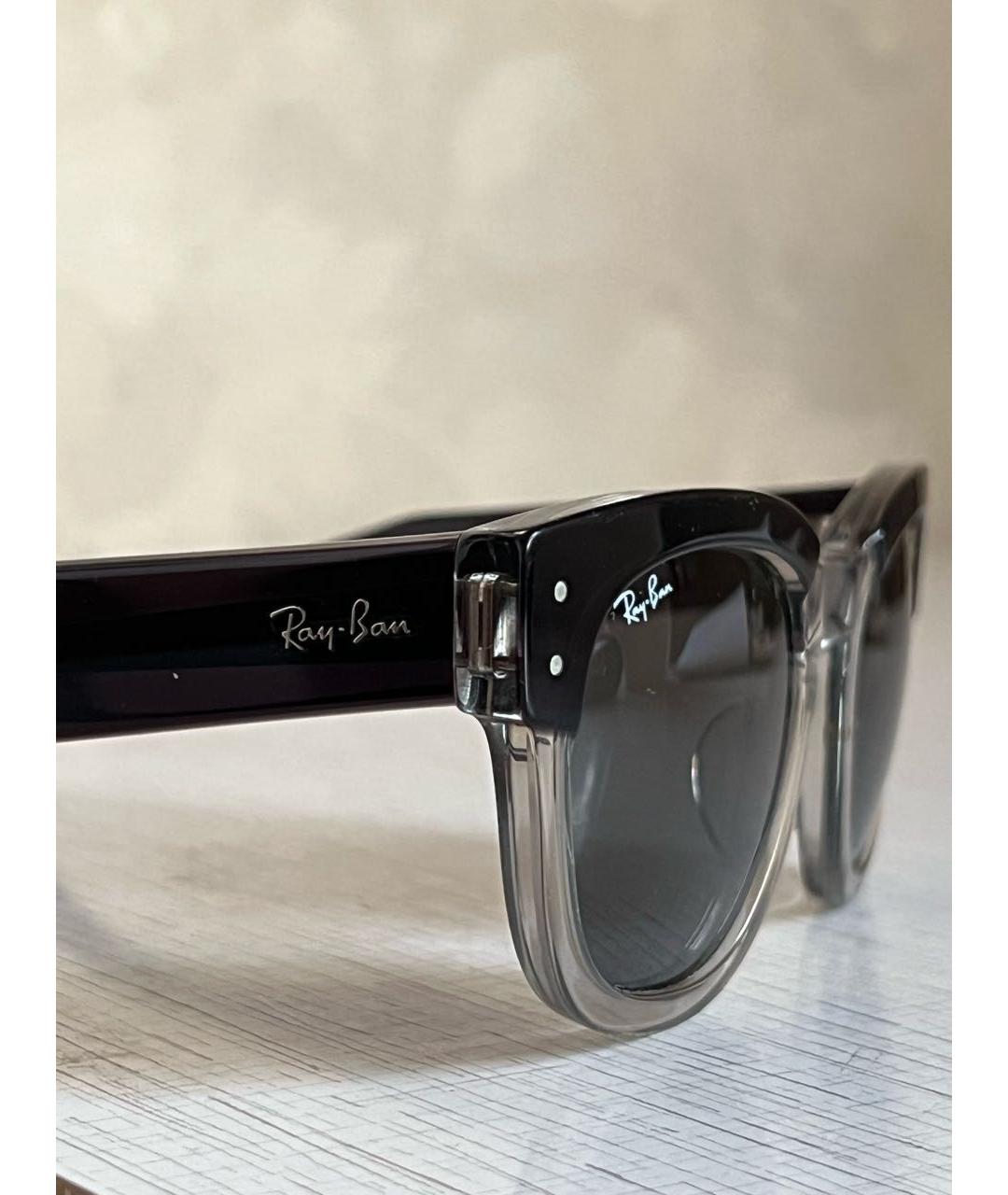 RAY BAN Серые пластиковые солнцезащитные очки, фото 2