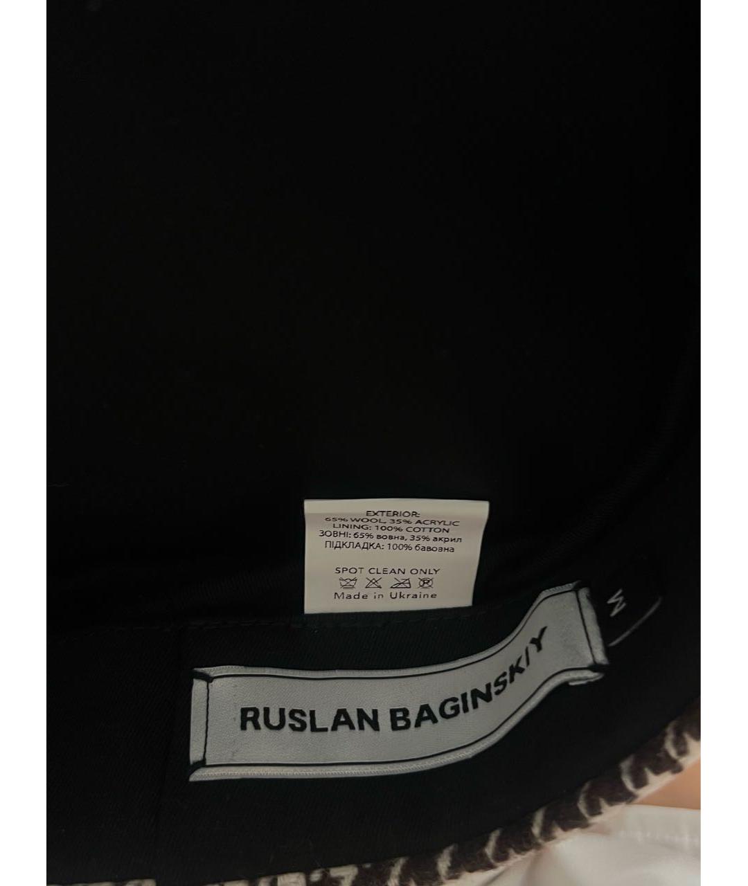RUSLAN BAGINSKIY Белая шерстяная кепка, фото 4