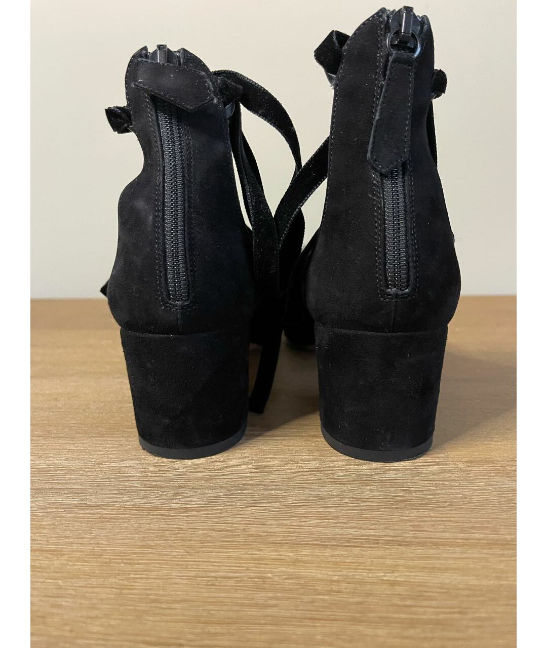 AQUAZZURA Черные замшевые туфли, фото 4