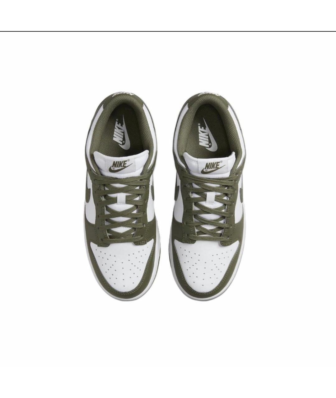 NIKE Зеленые кожаные кроссовки, фото 3
