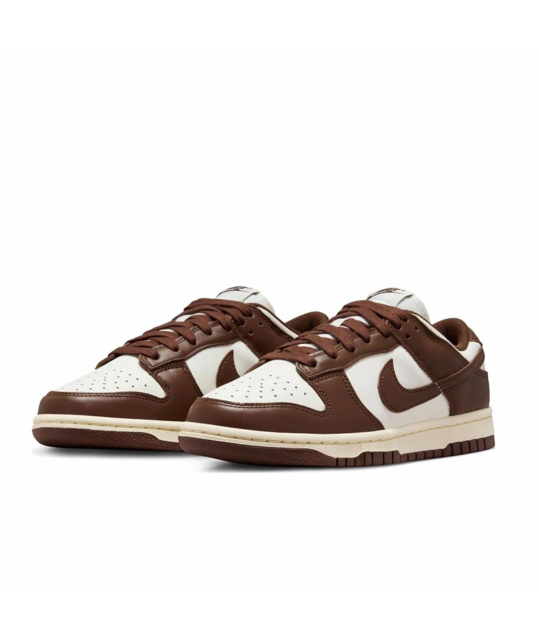 NIKE Коричневые кожаные кроссовки, фото 2