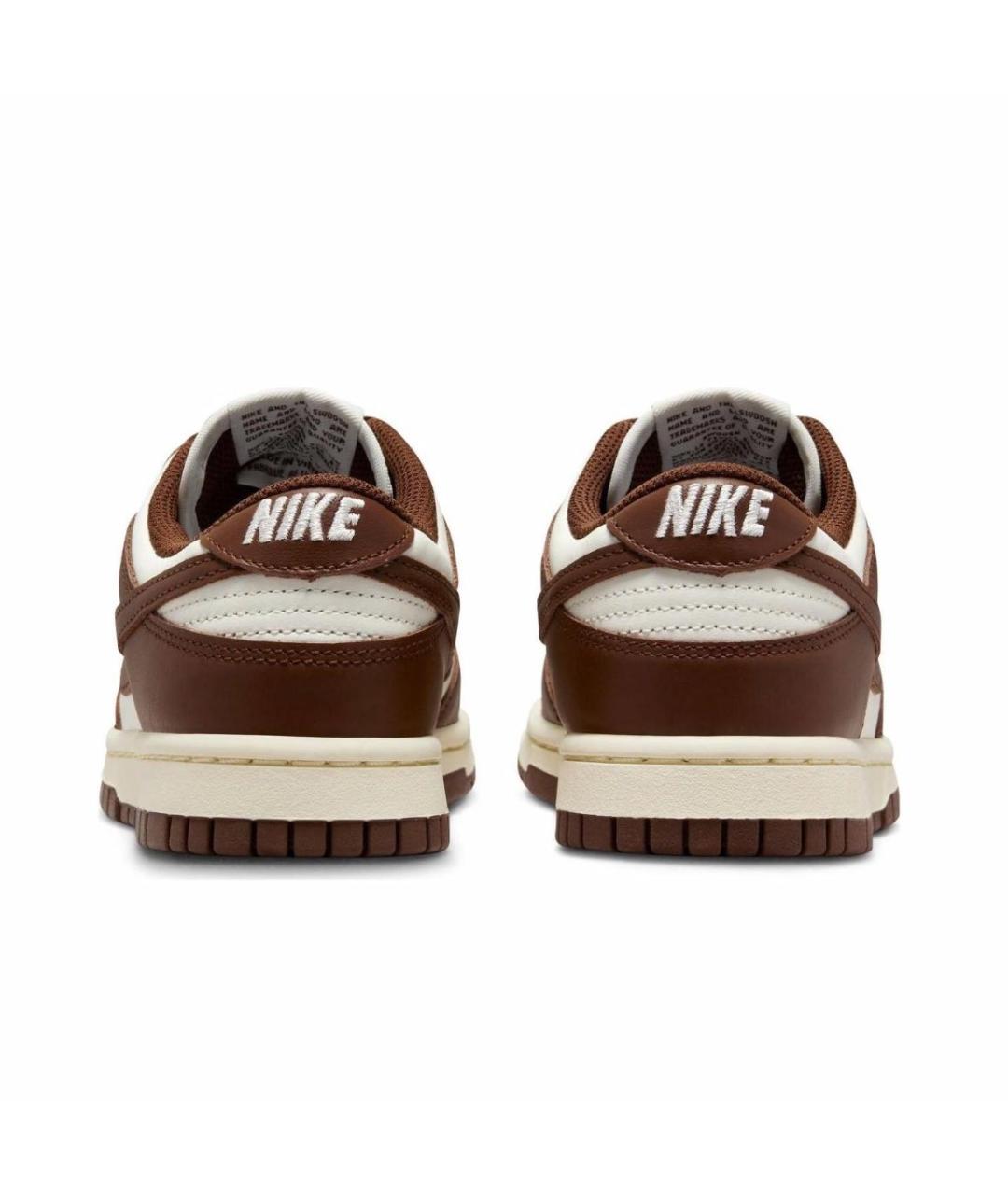 NIKE Коричневые кожаные кроссовки, фото 4