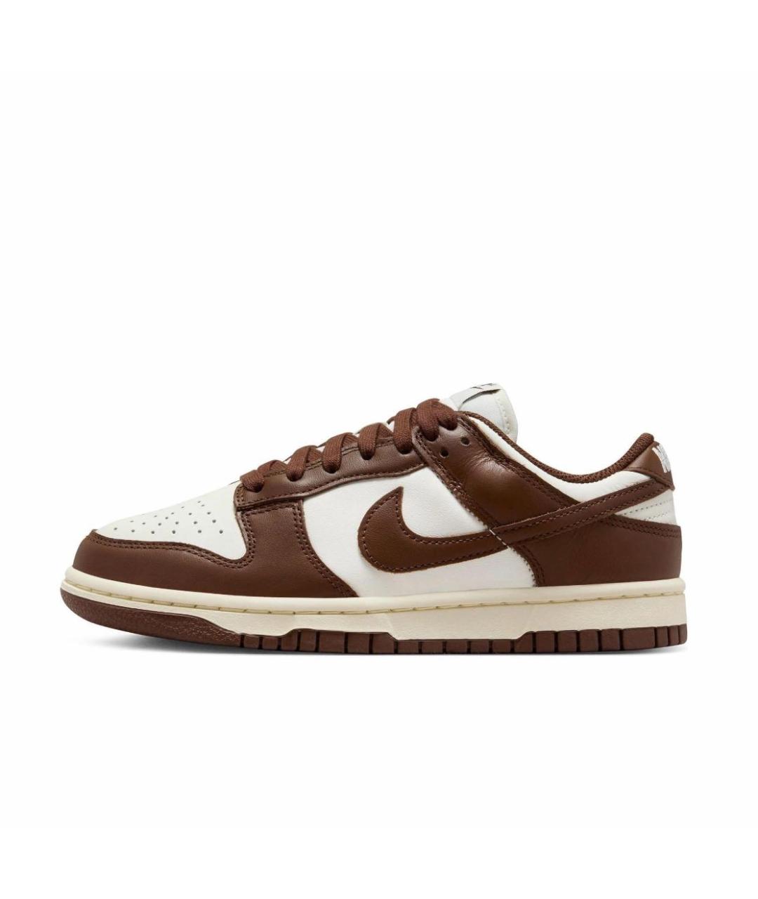 NIKE Коричневые кожаные кроссовки, фото 5