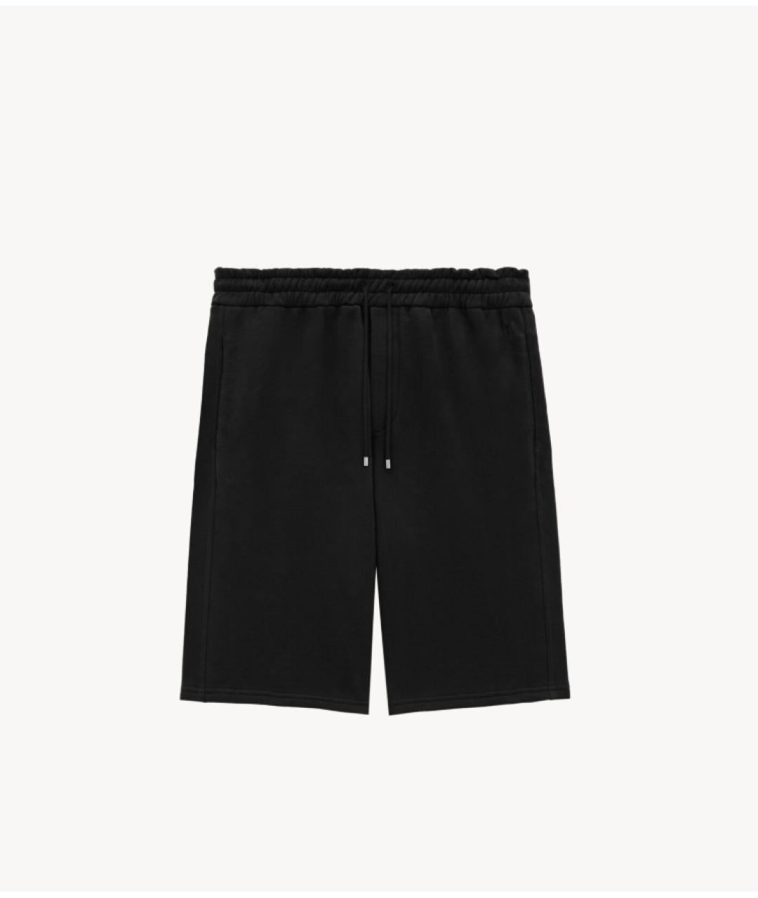 SAINT LAURENT Черные хлопковые шорты, фото 5