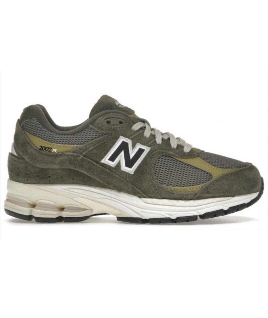 NEW BALANCE Хаки замшевые высокие кроссовки / кеды, фото 5
