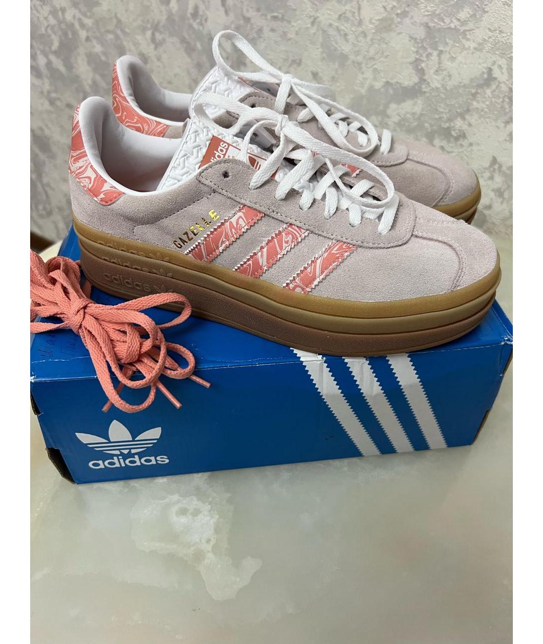 ADIDAS Серые замшевые кеды, фото 4