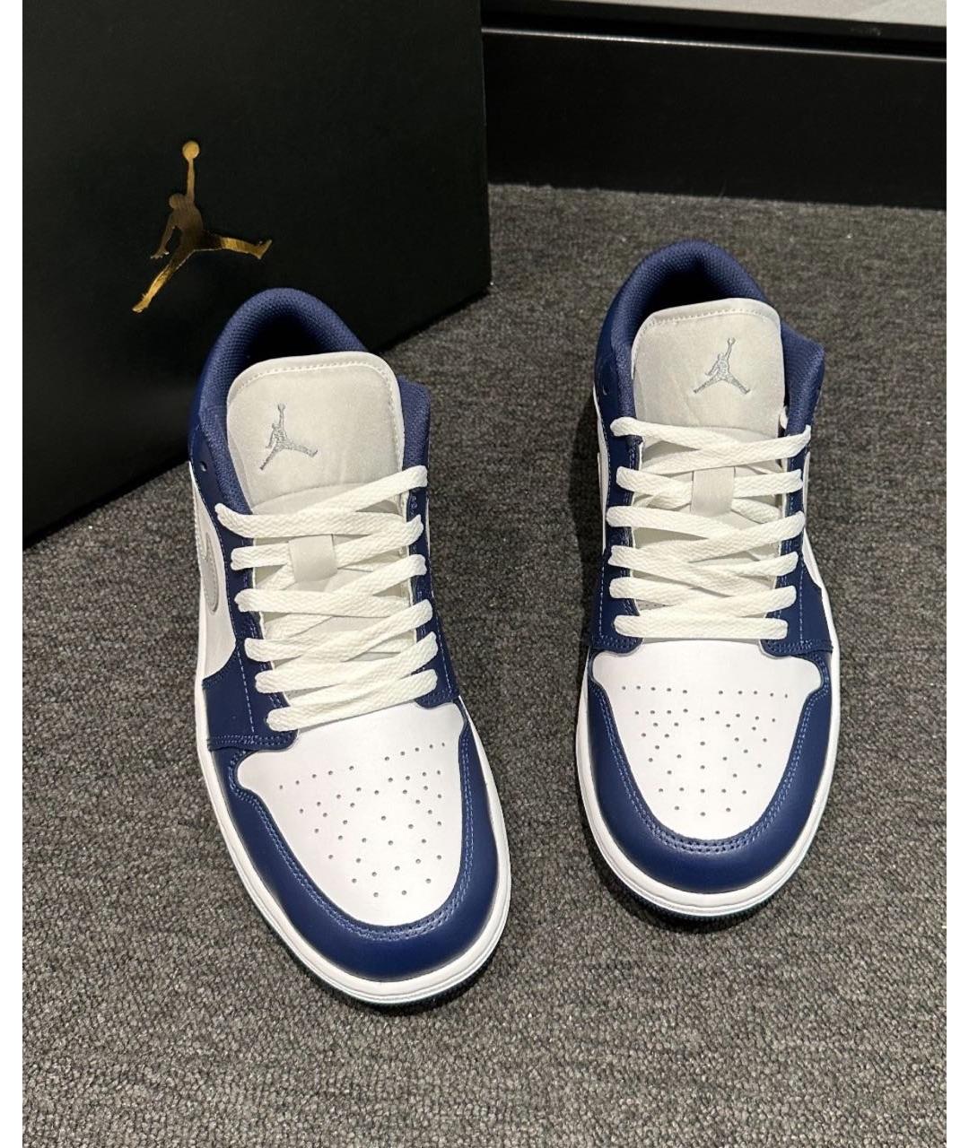 JORDAN Темно-синие низкие кроссовки / кеды, фото 6