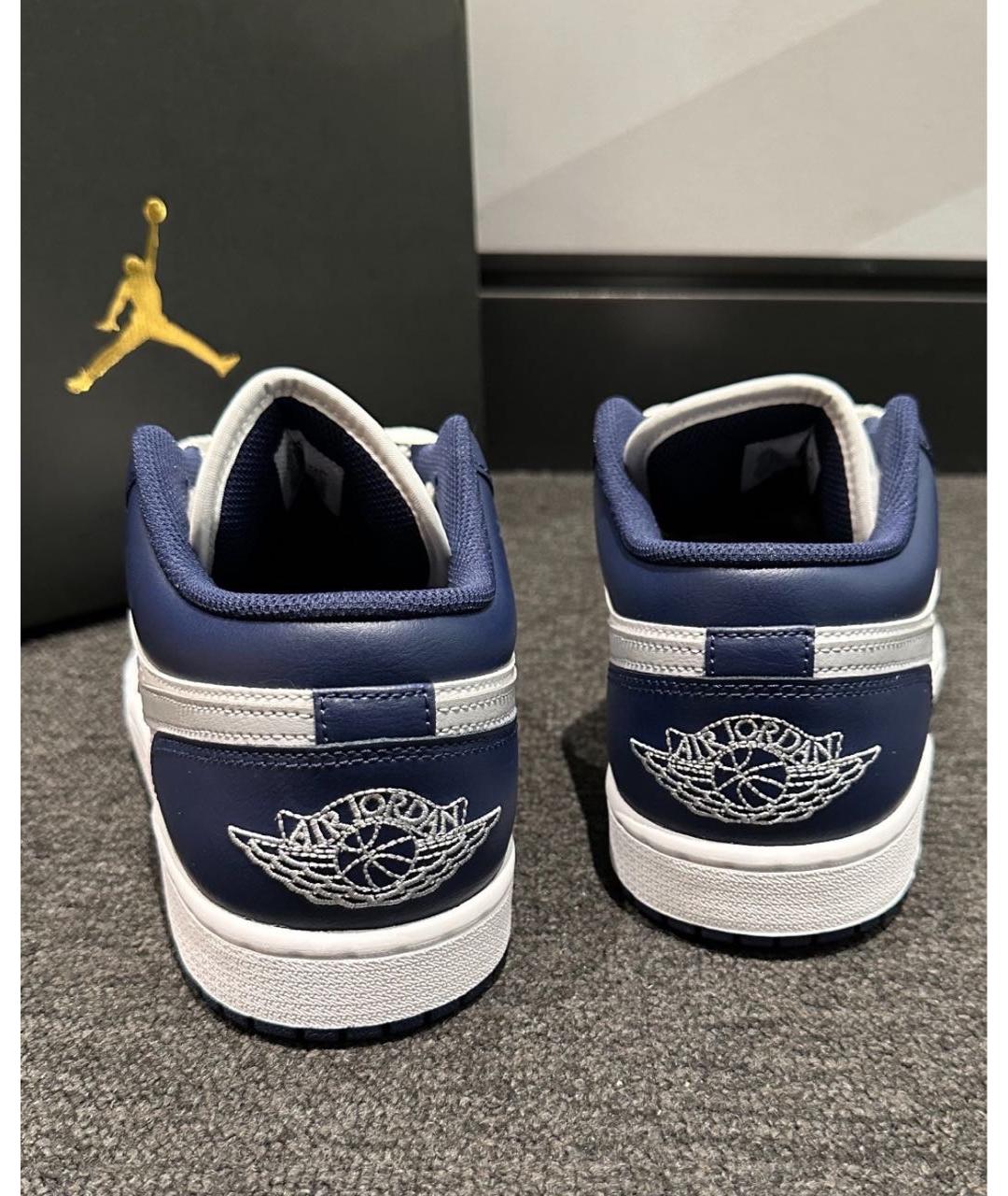 JORDAN Темно-синие низкие кроссовки / кеды, фото 8
