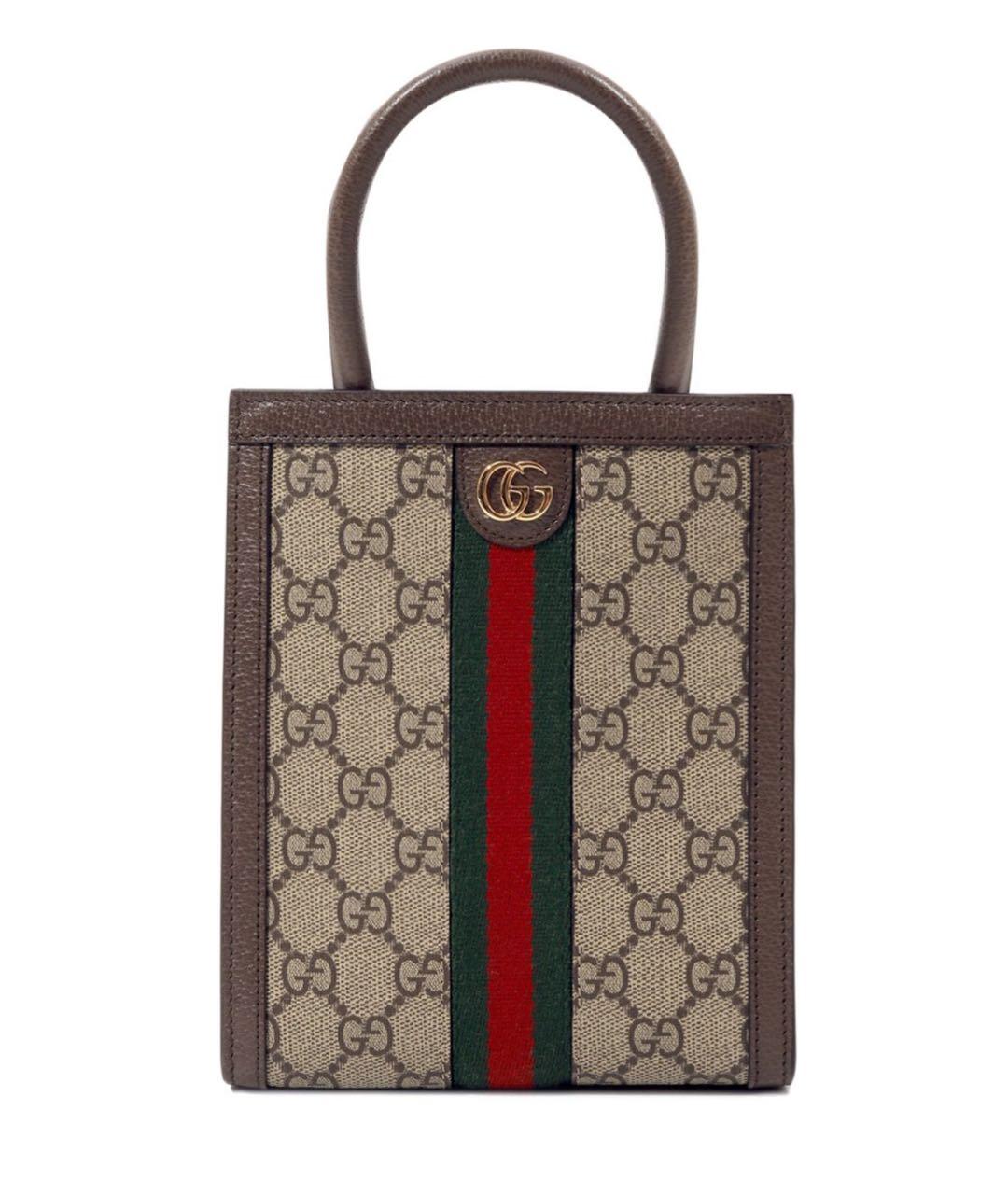 GUCCI Бежевая сумка с короткими ручками, фото 7