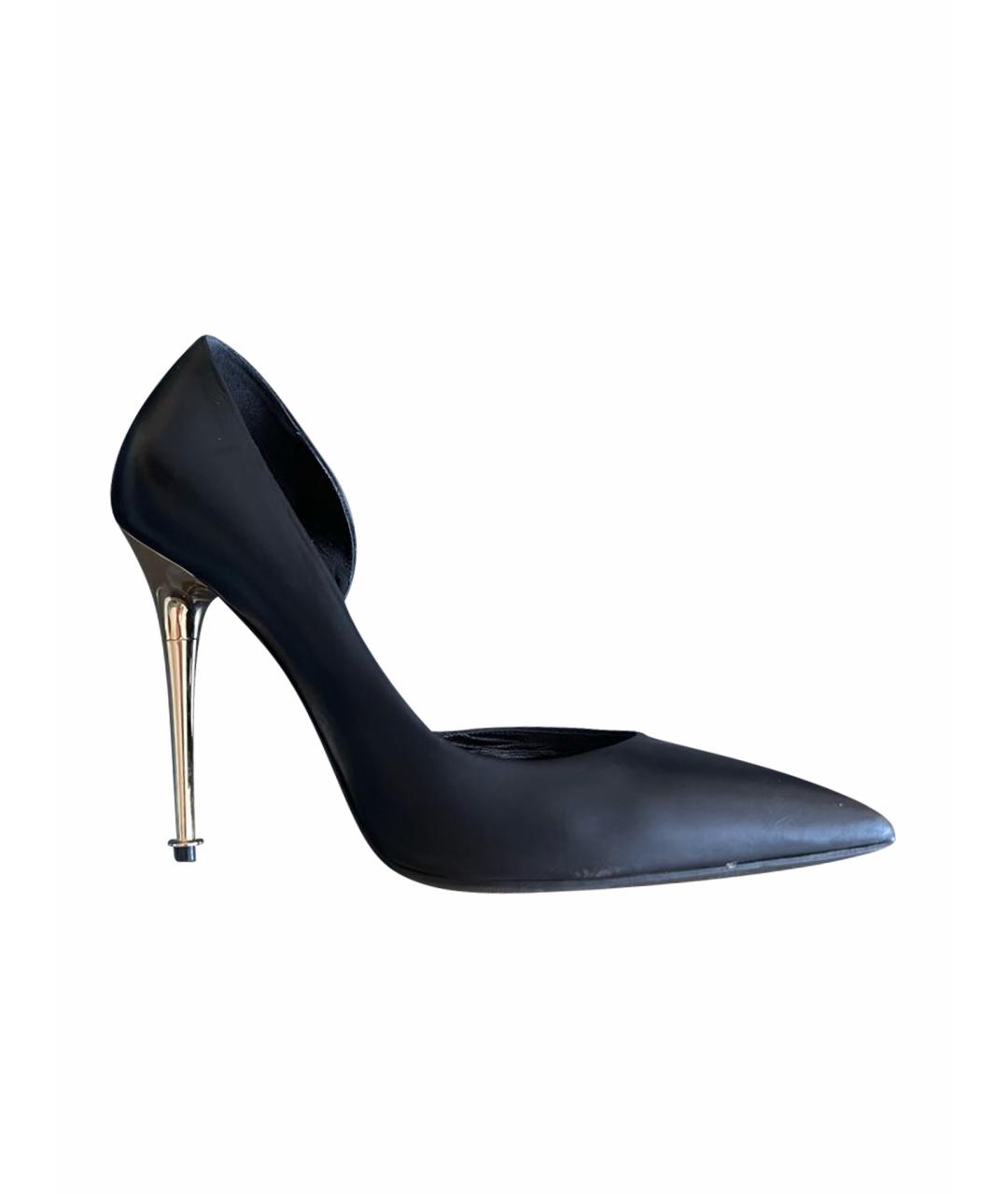 TOM FORD Черные кожаные туфли, фото 1