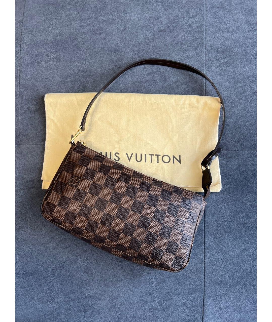 LOUIS VUITTON Коричневая сумка через плечо, фото 2