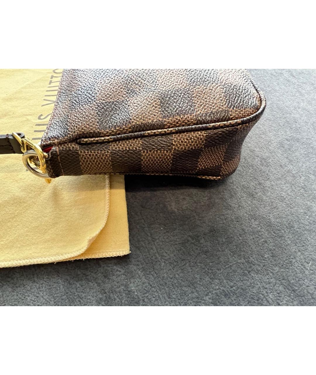 LOUIS VUITTON Коричневая сумка через плечо, фото 5