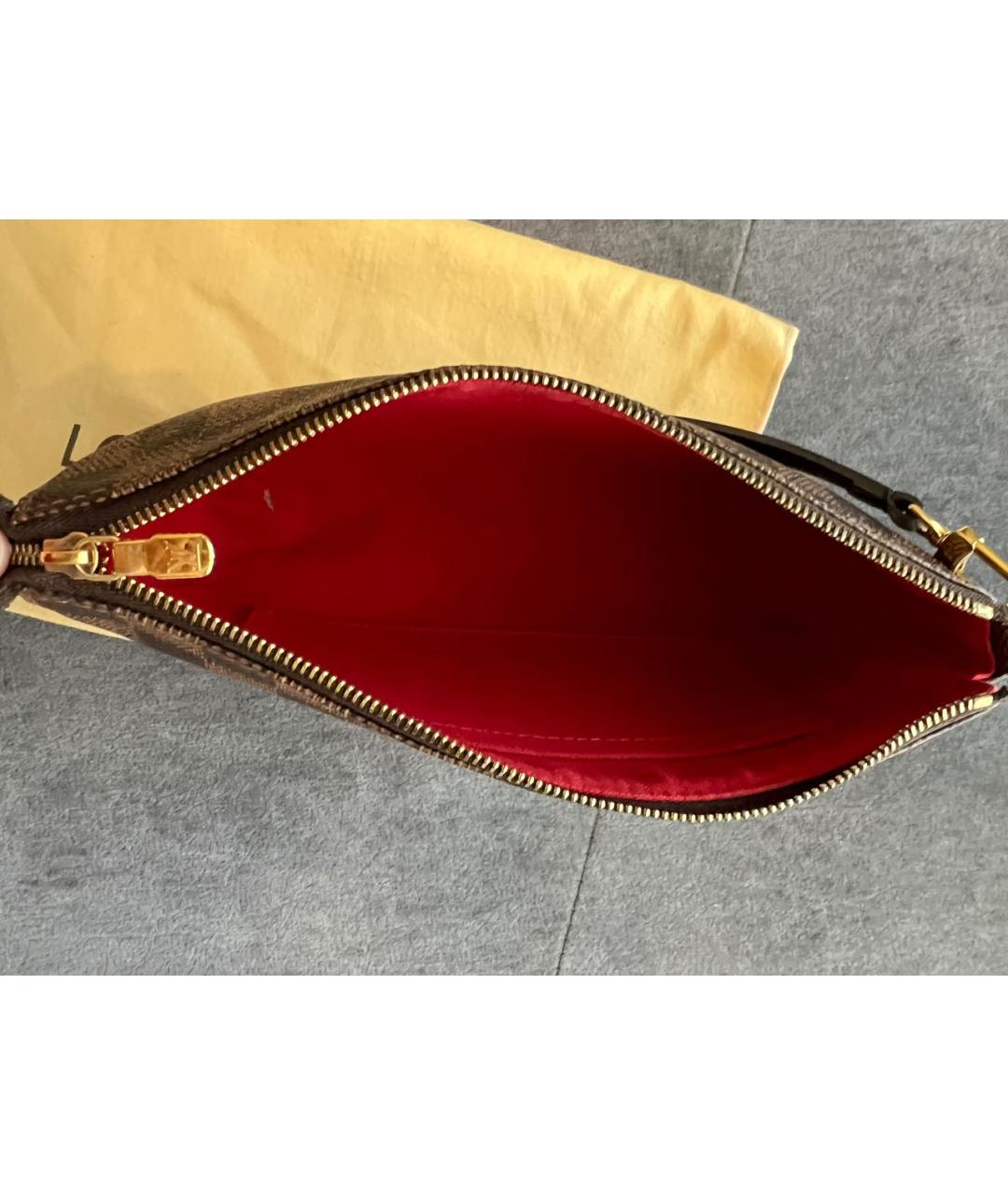 LOUIS VUITTON Коричневая сумка через плечо, фото 8