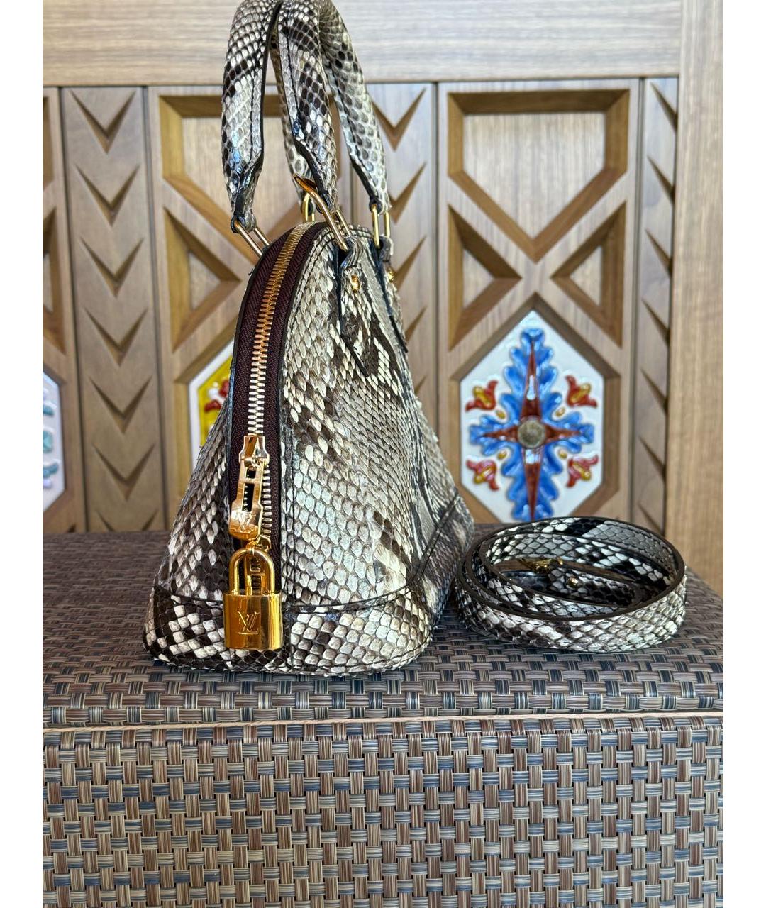 LOUIS VUITTON Мульти сумка с короткими ручками из экзотической кожи, фото 3