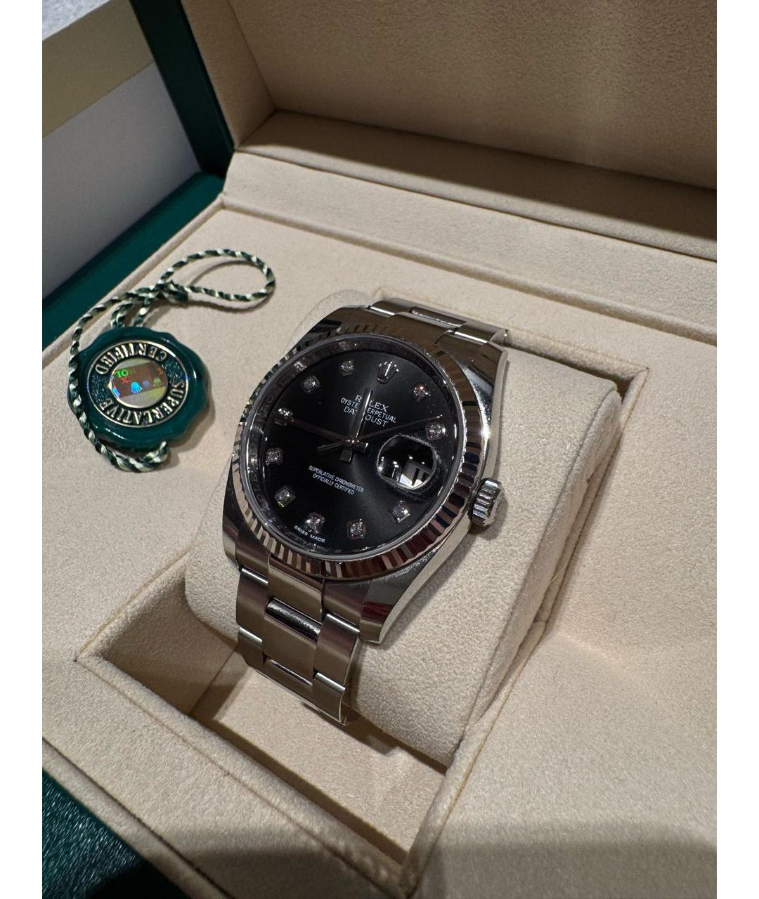 ROLEX Серебряные часы, фото 2