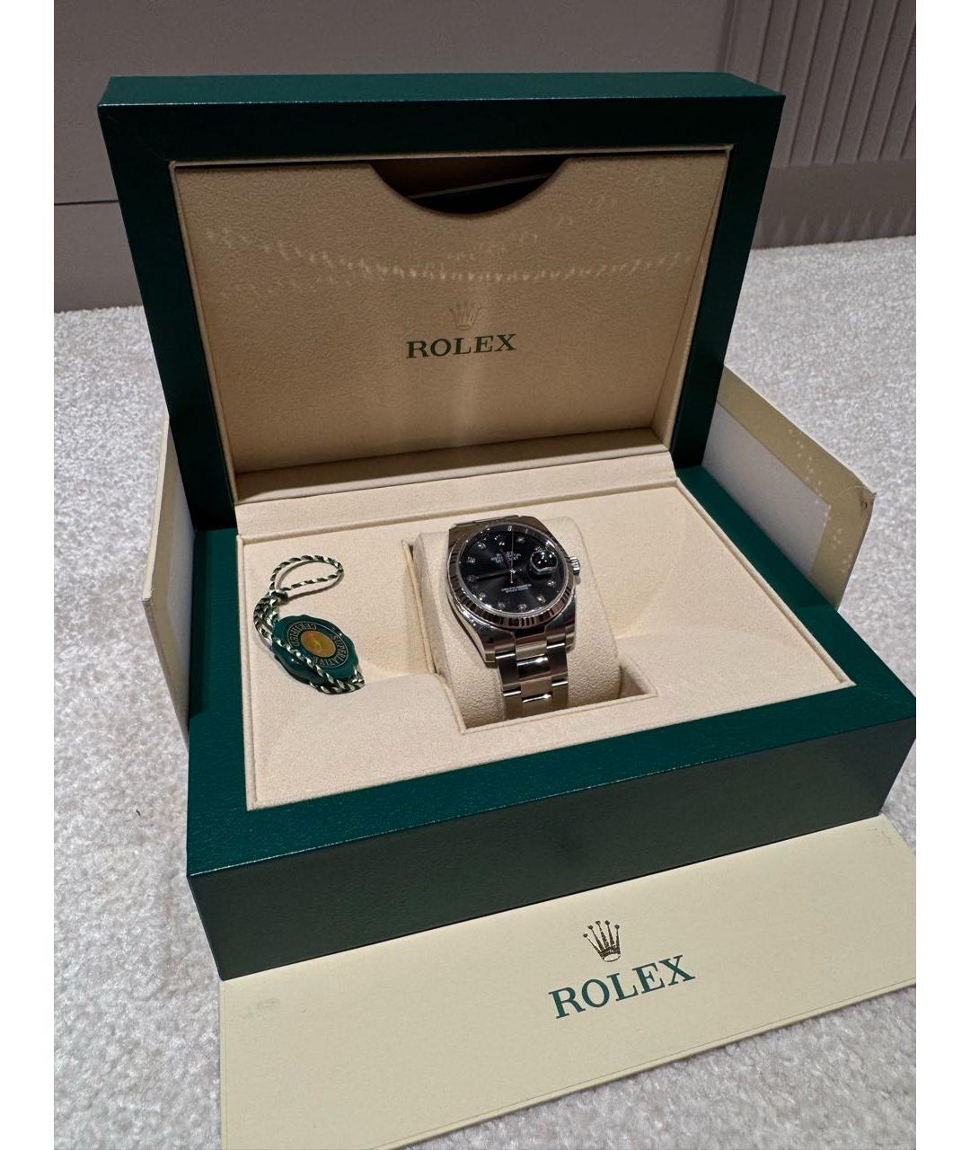 ROLEX Серебряные часы, фото 5