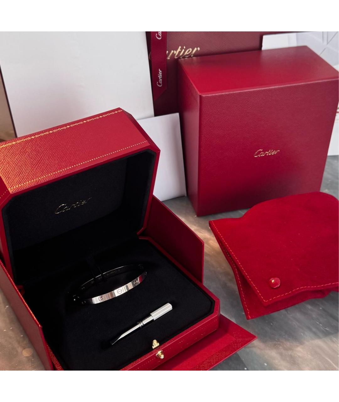 CARTIER Браслет из белого золота, фото 3