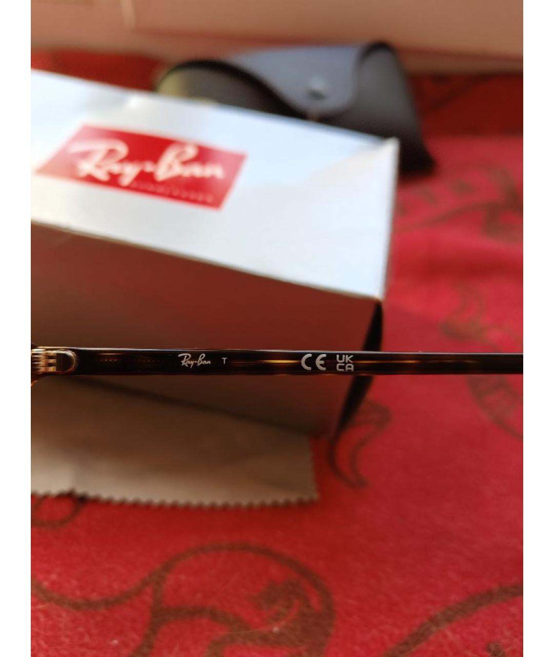 RAY BAN Мульти пластиковые солнцезащитные очки, фото 8