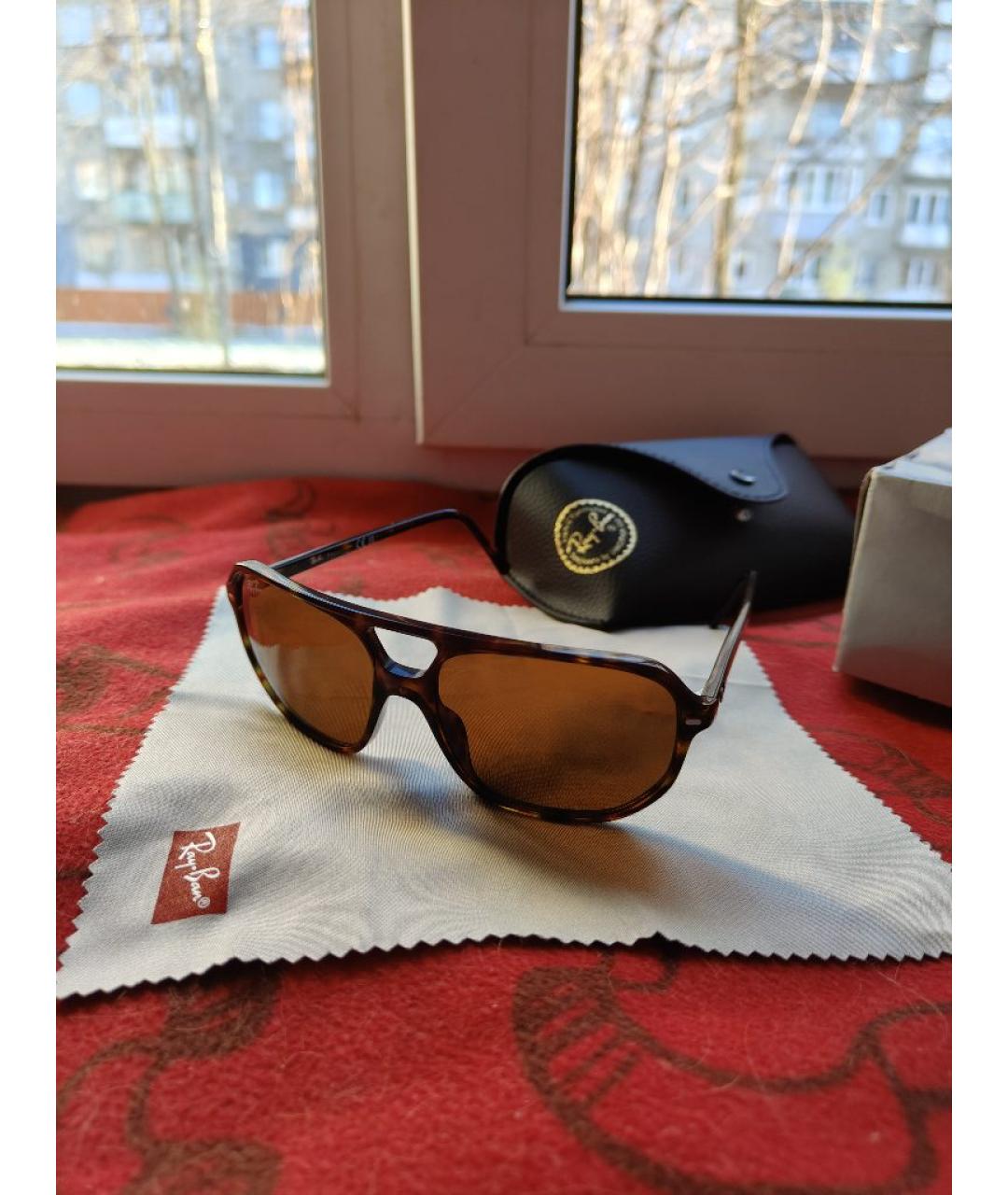 RAY BAN Мульти пластиковые солнцезащитные очки, фото 5