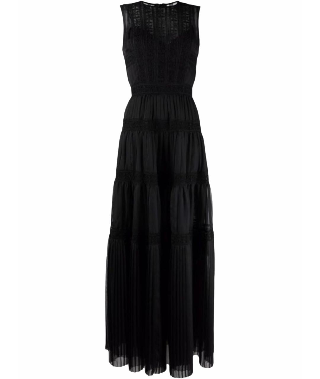 ERMANNO SCERVINO Черное полиэстеровое коктейльное платье, фото 1
