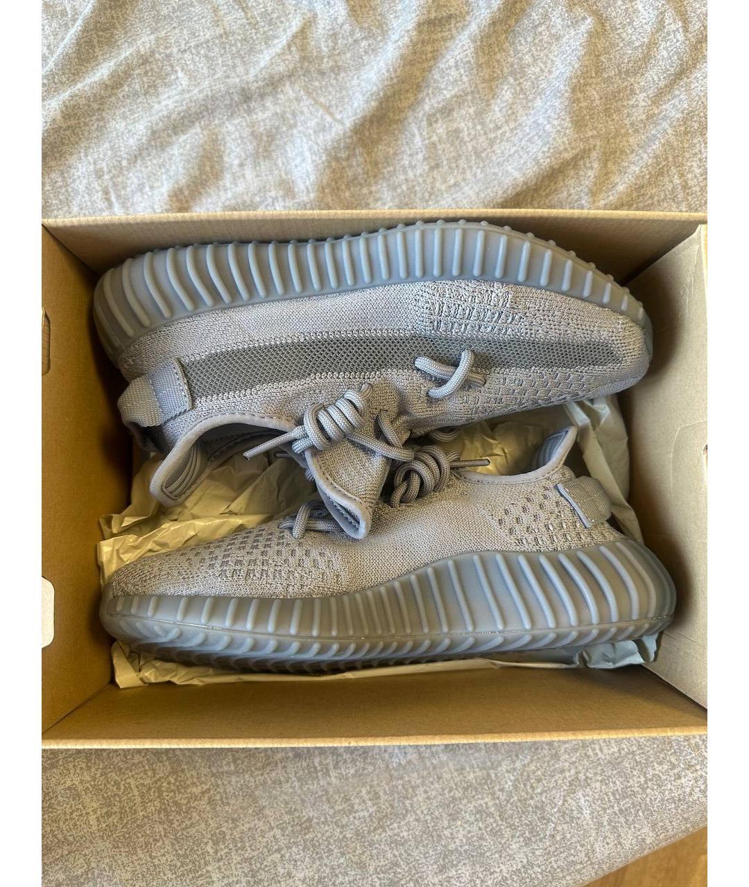 ADIDAS YEEZY Серые неопреновые кроссовки, фото 5