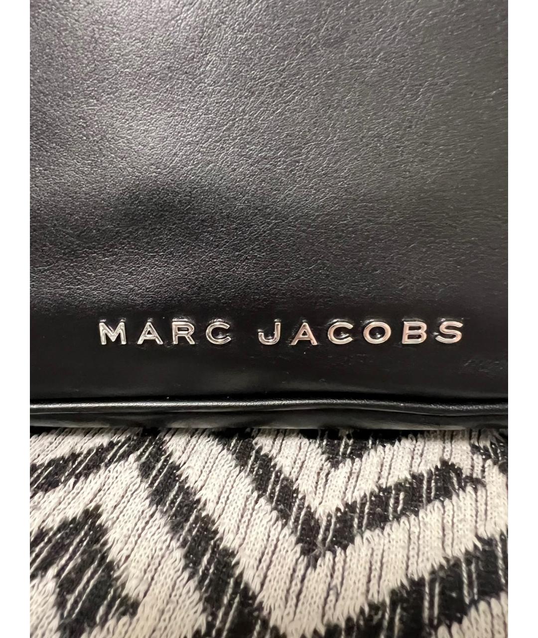 MARC JACOBS Черная кожаная сумка через плечо, фото 5