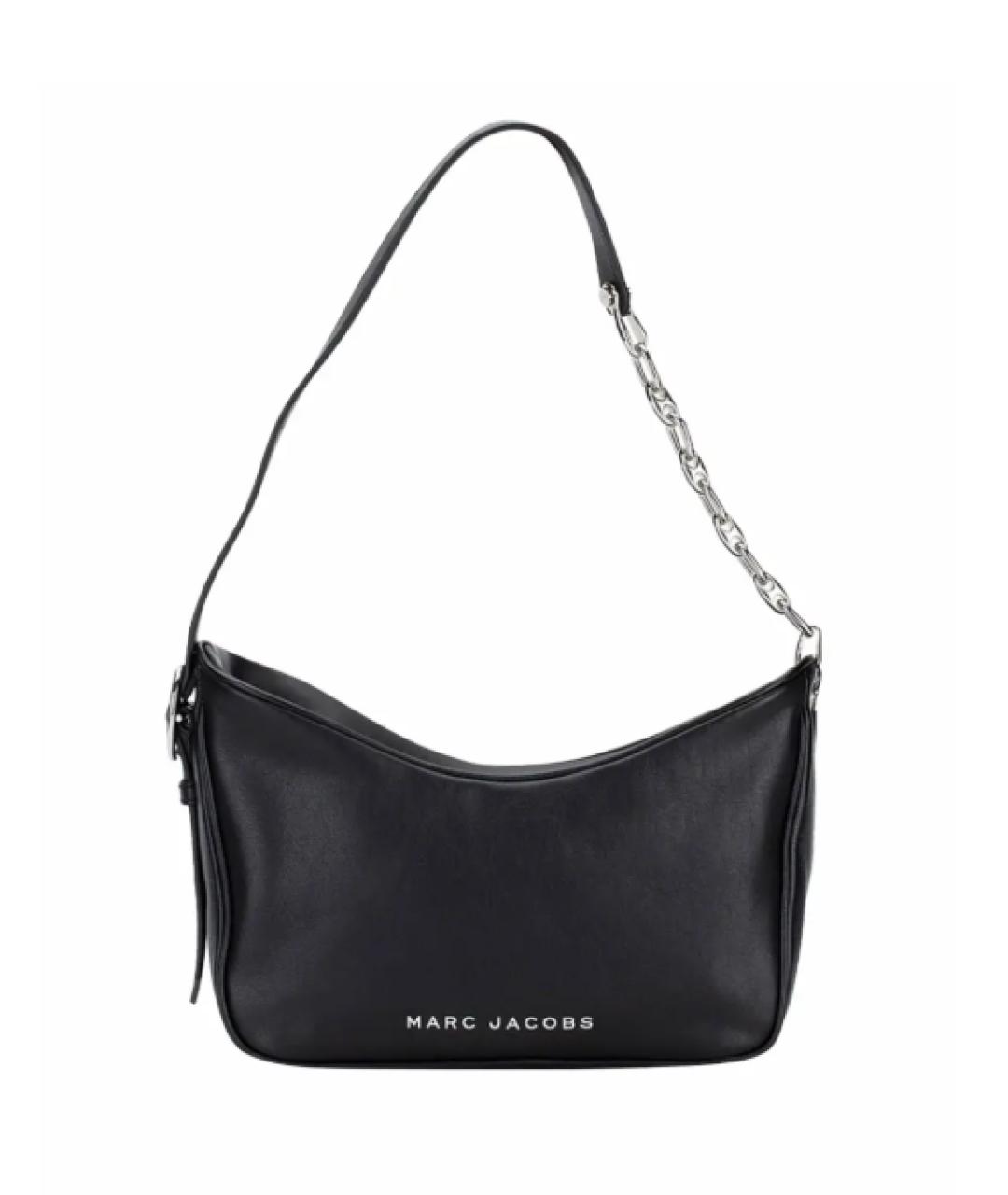 MARC JACOBS Черная кожаная сумка через плечо, фото 1
