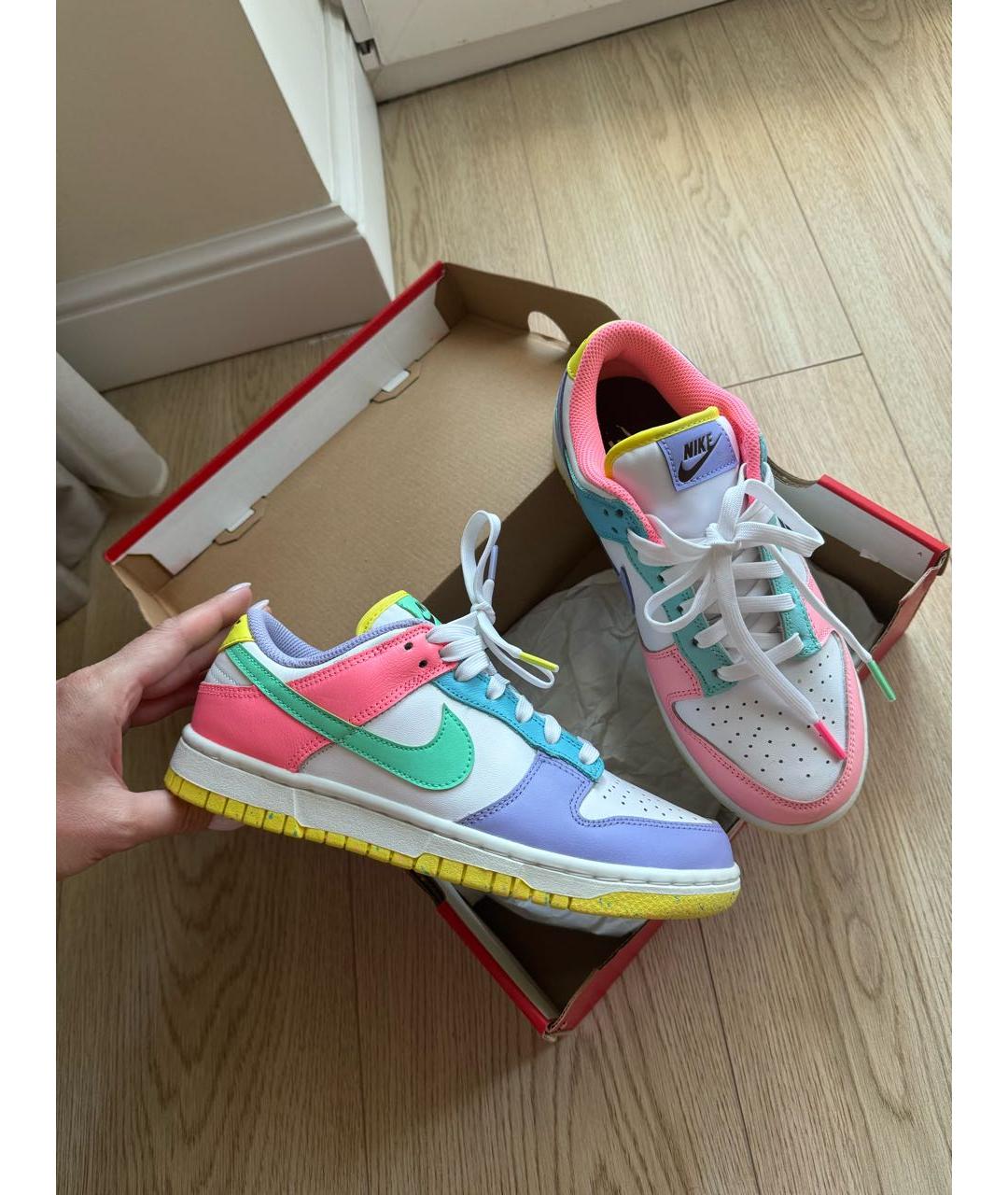 NIKE Мульти кожаные кроссовки, фото 2
