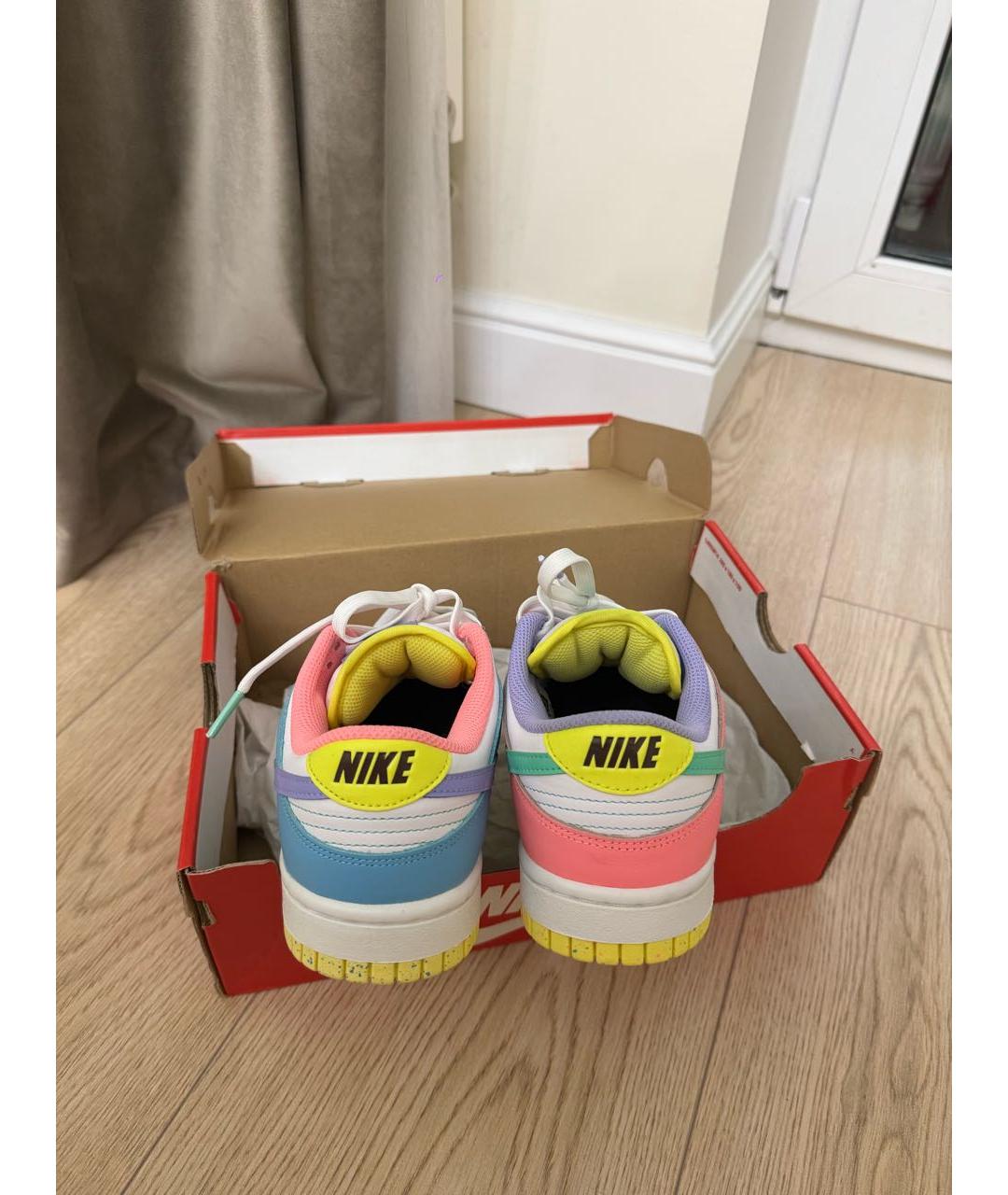 NIKE Мульти кожаные кроссовки, фото 4