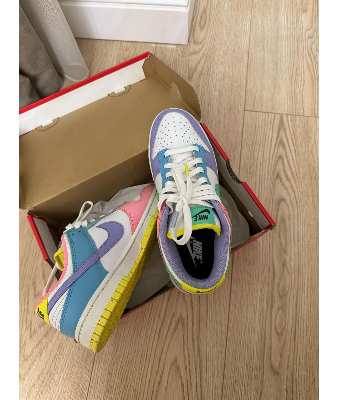 NIKE Мульти кожаные кроссовки, фото 3