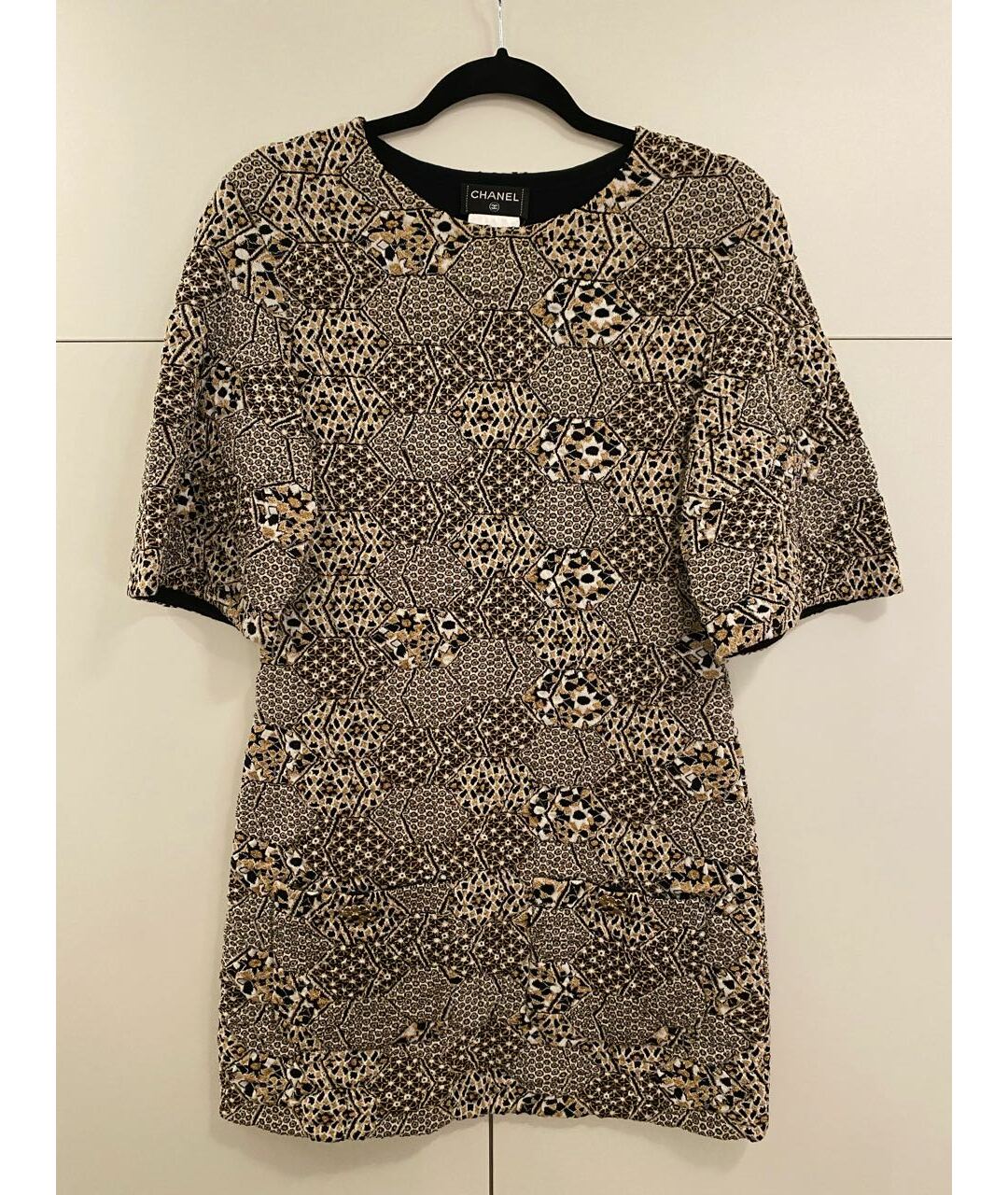 CHANEL Коричневое коктейльное платье, фото 5