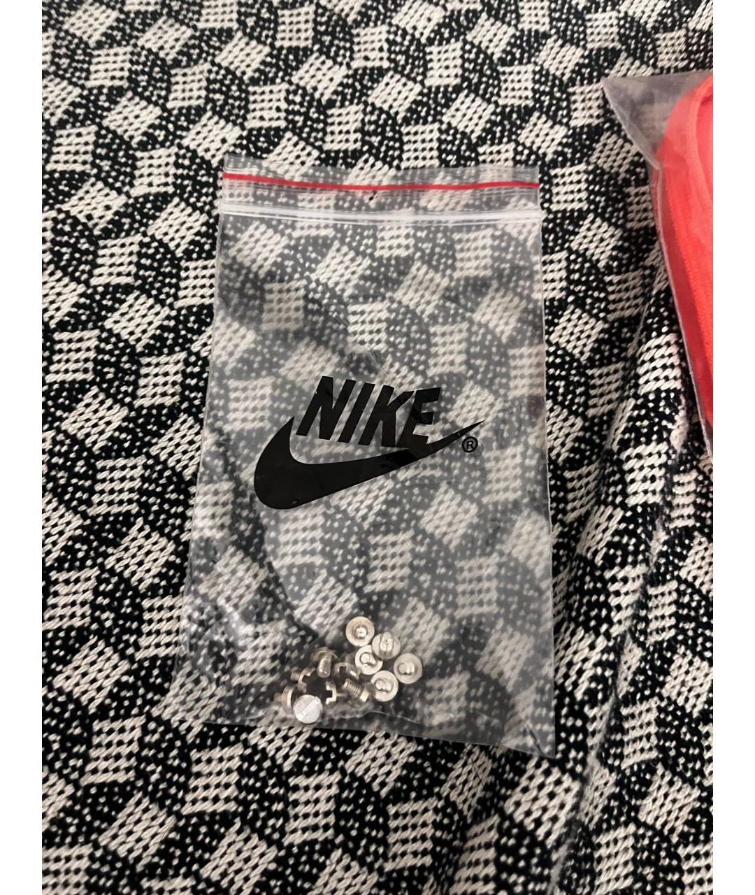 NIKE Бордовые замшевые низкие кроссовки / кеды, фото 7