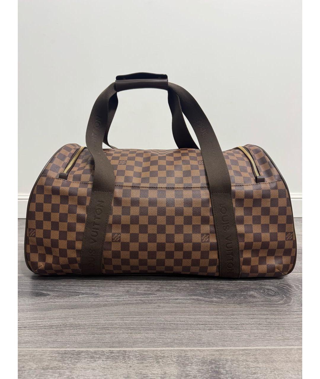 LOUIS VUITTON Коричневый чемодан, фото 2