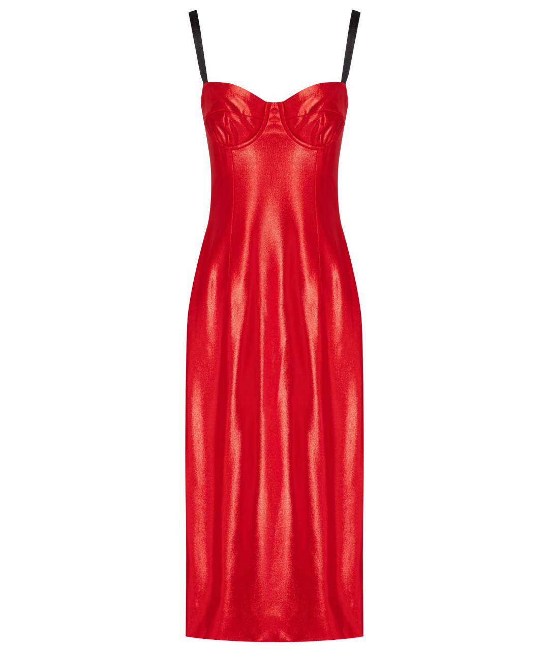 DOLCE&GABBANA Красное коктейльное платье, фото 1