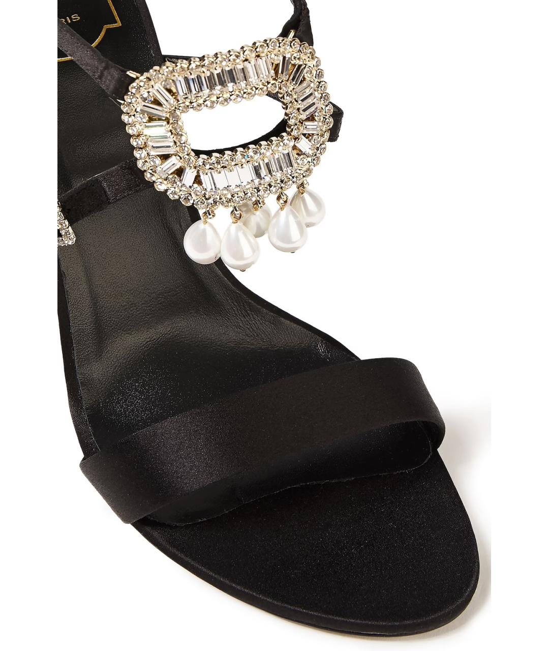 ROGER VIVIER Черные босоножки, фото 4