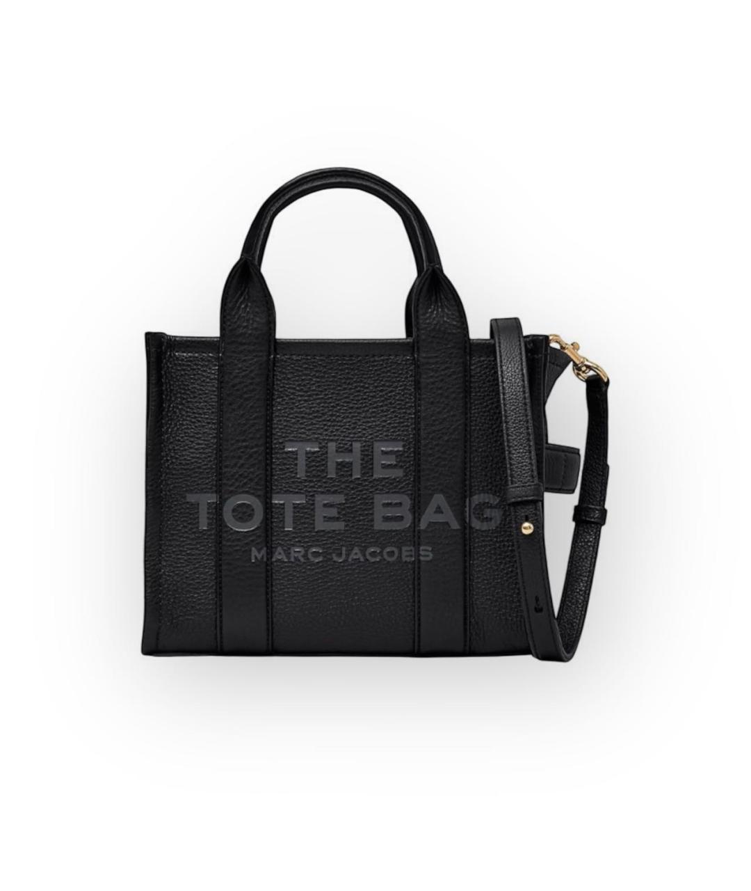 MARC JACOBS Черная кожаная сумка тоут, фото 1