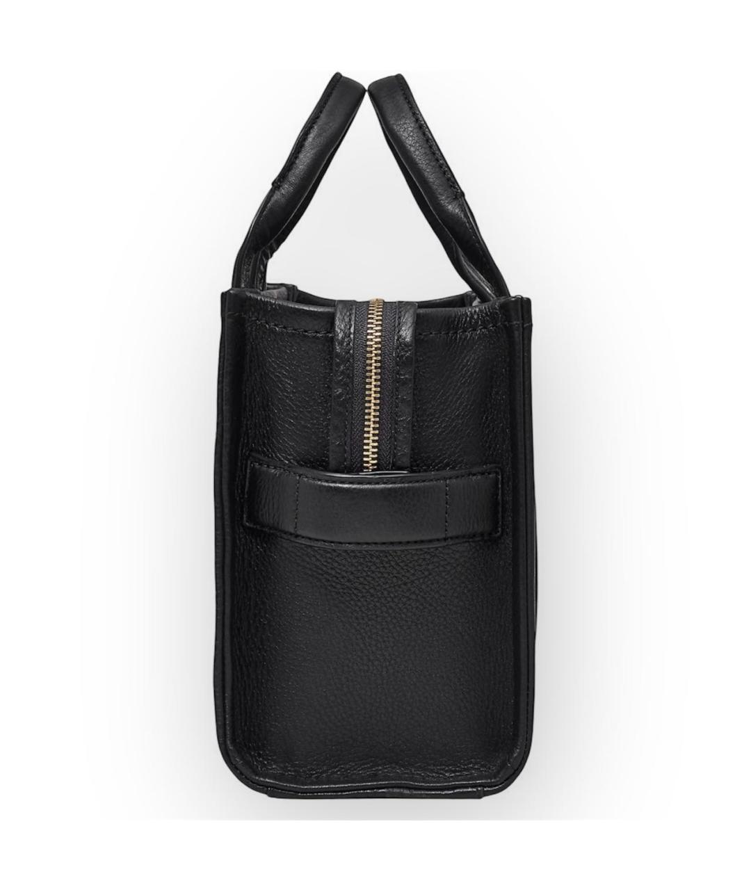 MARC JACOBS Черная кожаная сумка тоут, фото 2