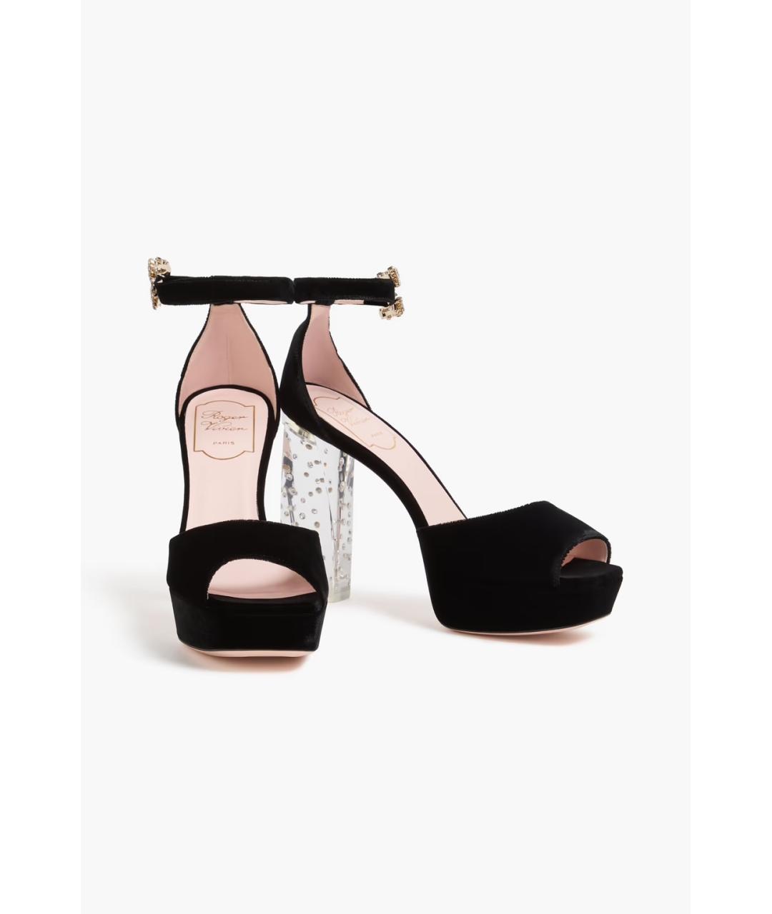 ROGER VIVIER Черные босоножки, фото 2