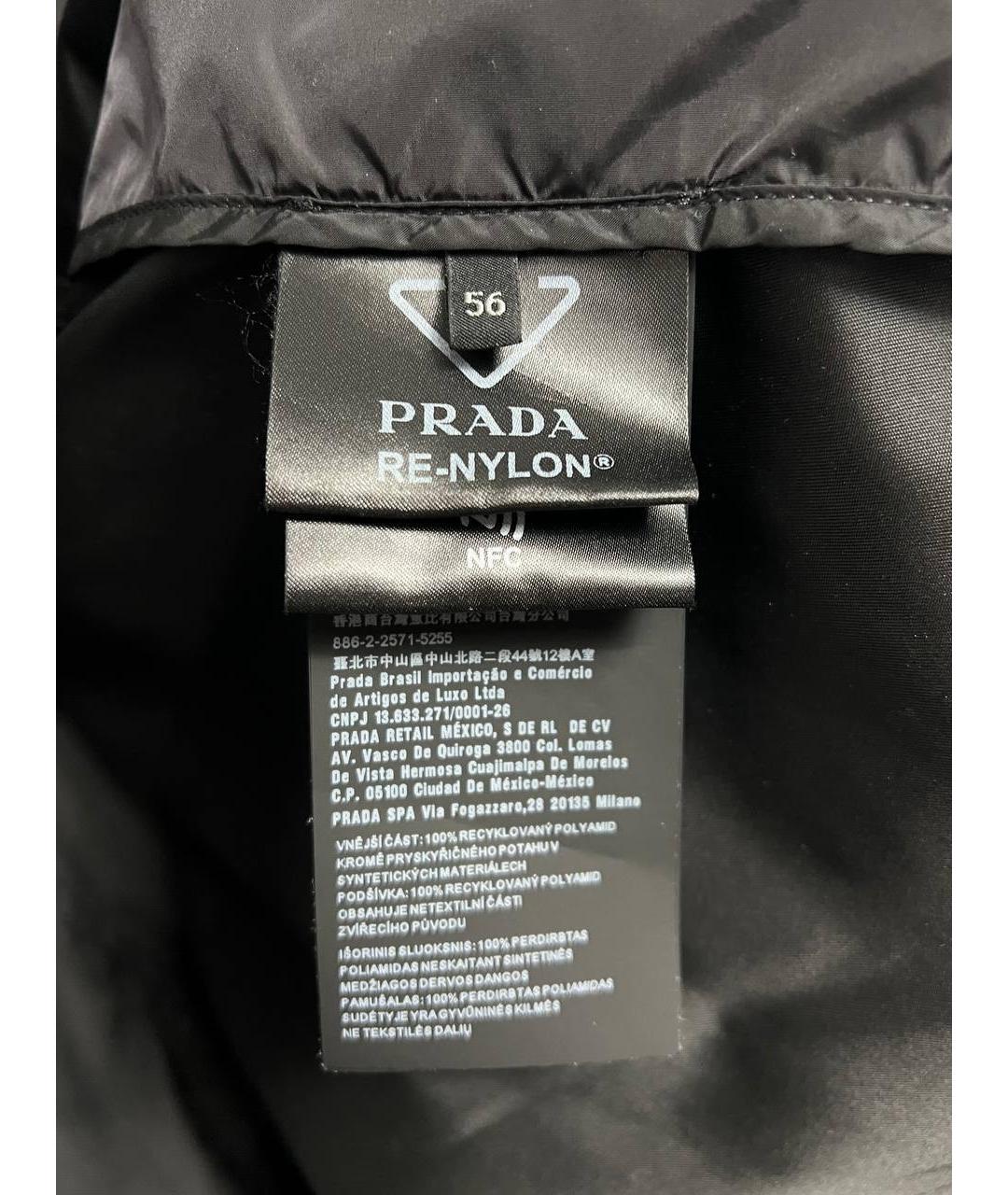 PRADA Черный тренч / плащ, фото 5