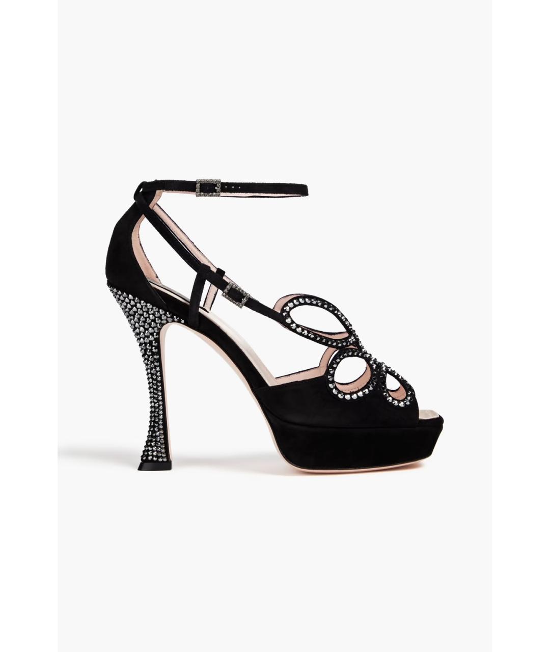 ROGER VIVIER Черные босоножки, фото 5